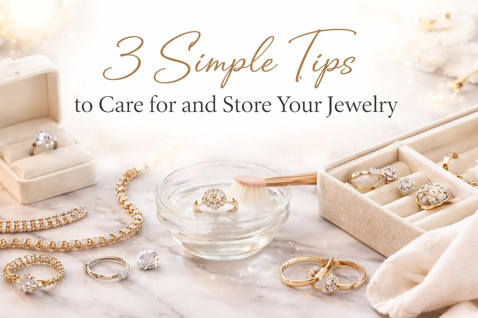 3 Simple Tips to Care For and Store Your Jewelry