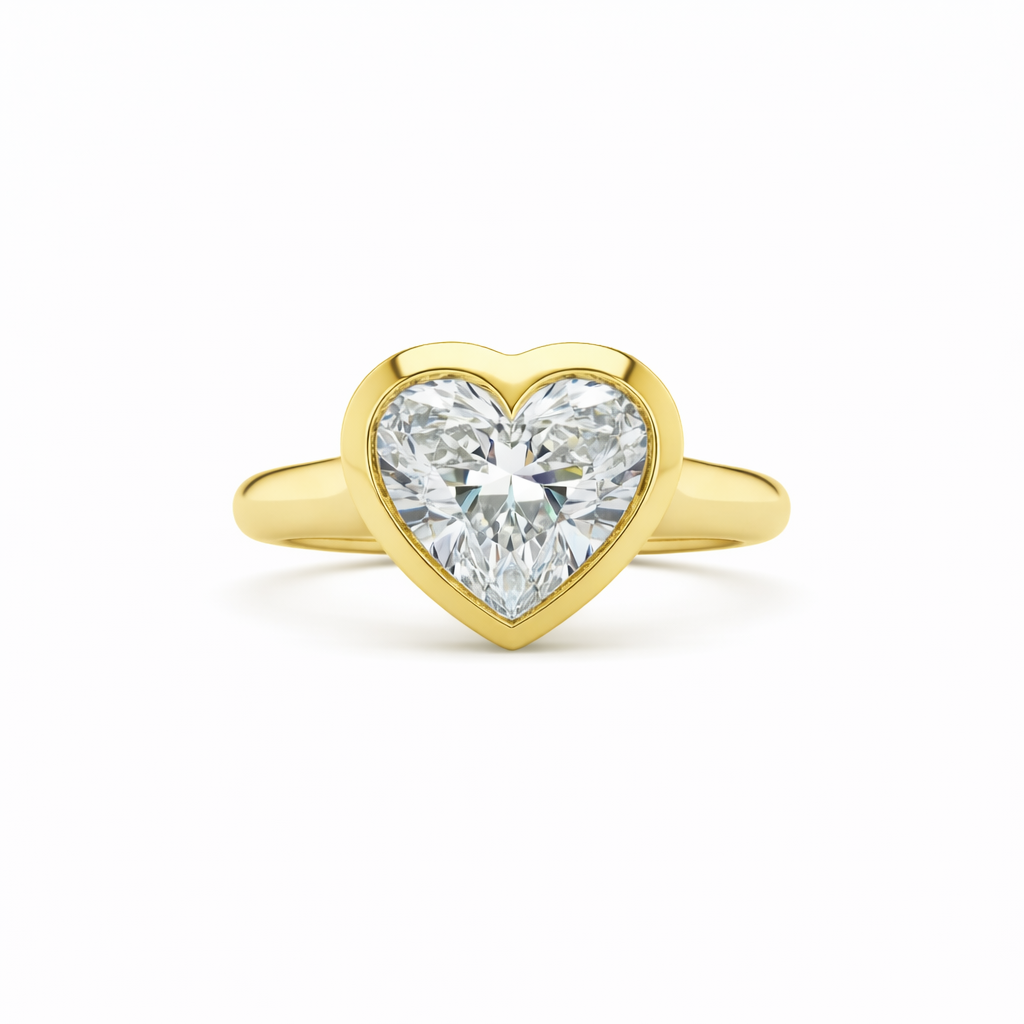 Heart Cut Engagement Ring