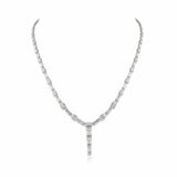 WHISPER | 11.61 Ct Mixed-Shape Diamond Necklace in 14K White Gold